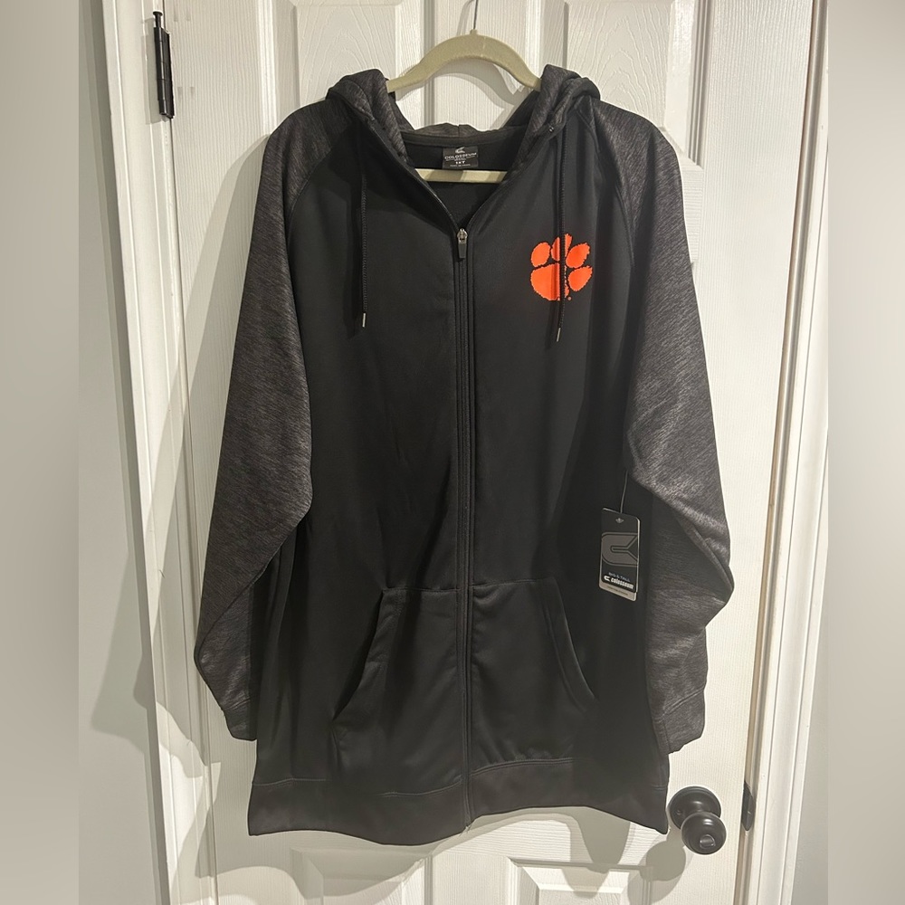 Men’s Clemson Football Zip Up Jacket Sweater Hooded